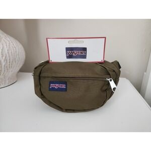 Jansport Fifth Avenue Army Green Fanny Pack Crossbody Bag Adjustable‎ Belt